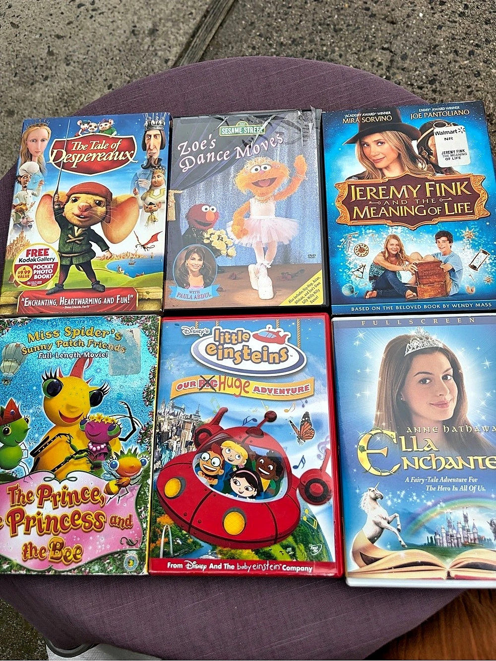 Kids DVD collection 6-DVD Movie Collection featuring Ella Enchanted.